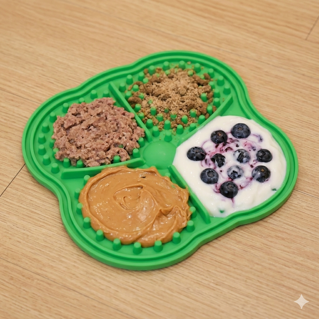 Slow Feeder Lick Mat for Dogs & Cats – Anxiety Relief & Healthy Digestion