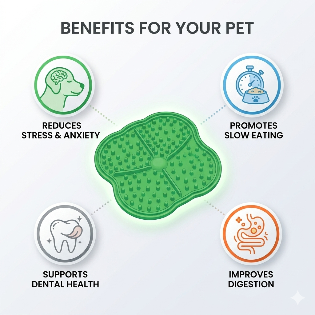 Slow Feeder Lick Mat for Dogs & Cats – Anxiety Relief & Healthy Digestion - Image 4