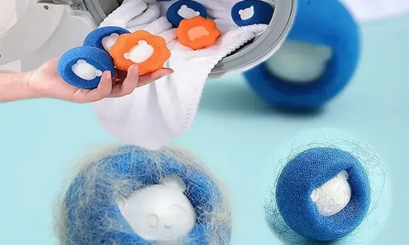 Reusable Pet Hair Remover Balls for Washing Machine | 3-5 Pcs Lint & Fur Catcher