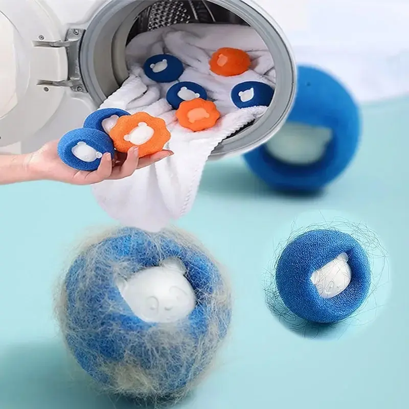 Reusable Pet Hair Remover Balls for Washing Machine | 3-5 Pcs Lint & Fur Catcher